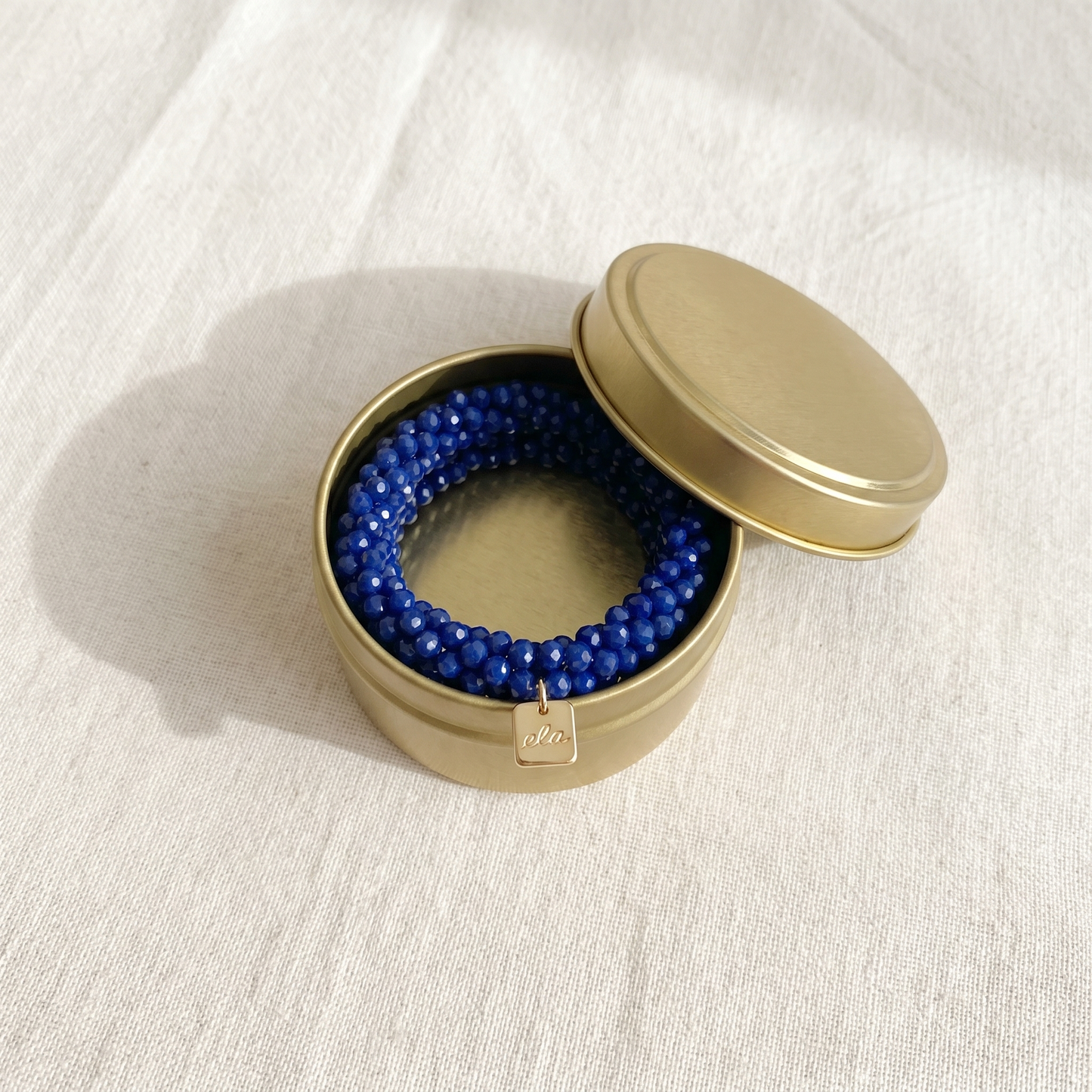 Ela Blue – Kralen Haarelastiek & Armband