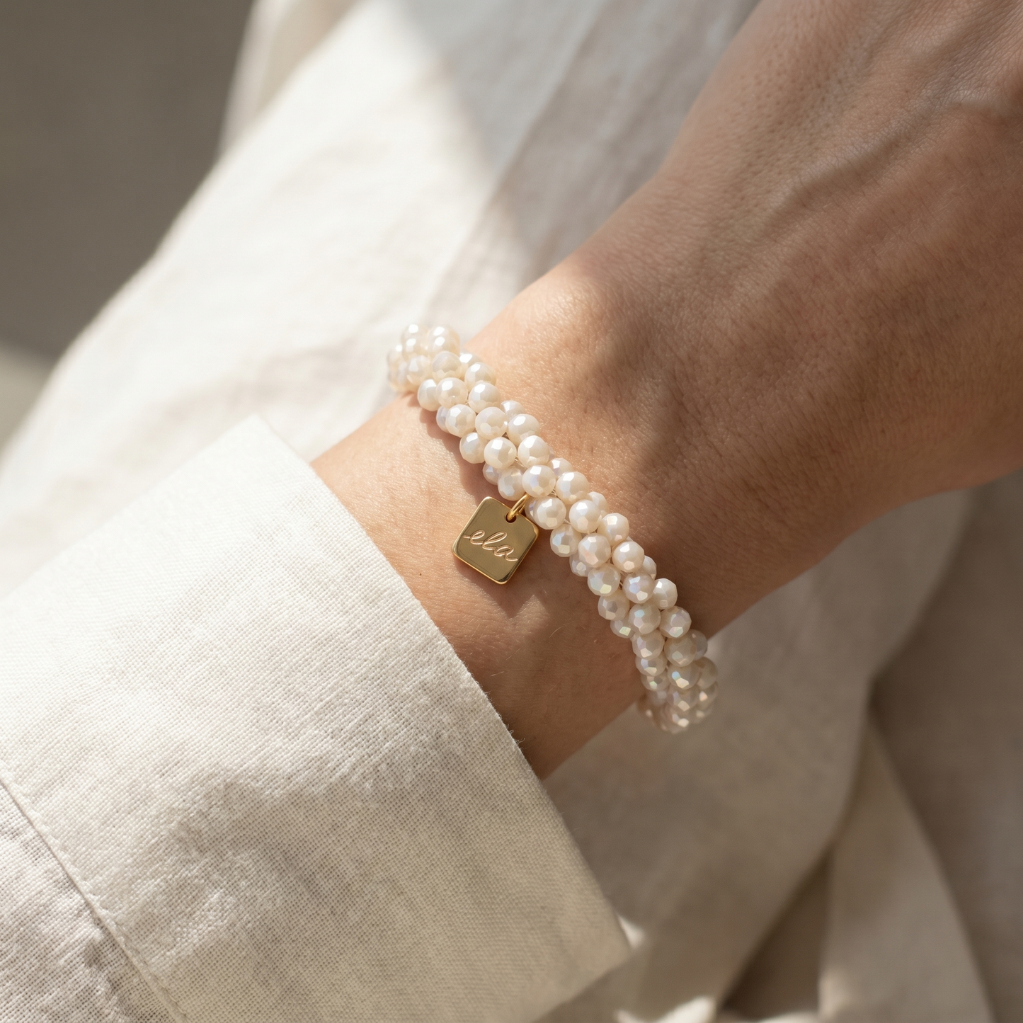 Ela Cloud – Kralen Haarelastiek & Armband