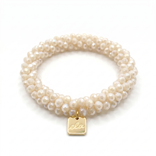 Ela Cloud – Kralen Haarelastiek & Armband