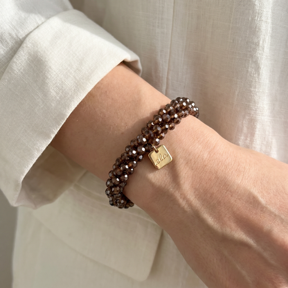 Ela Mocha – Kralen Haarelastiek & Armband