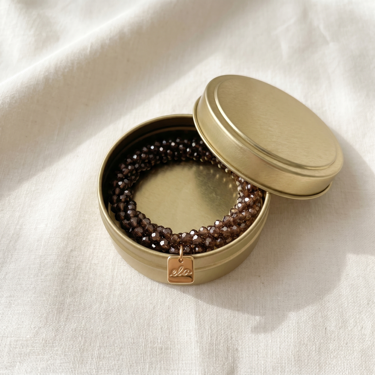 Ela Mocha – Kralen Haarelastiek & Armband