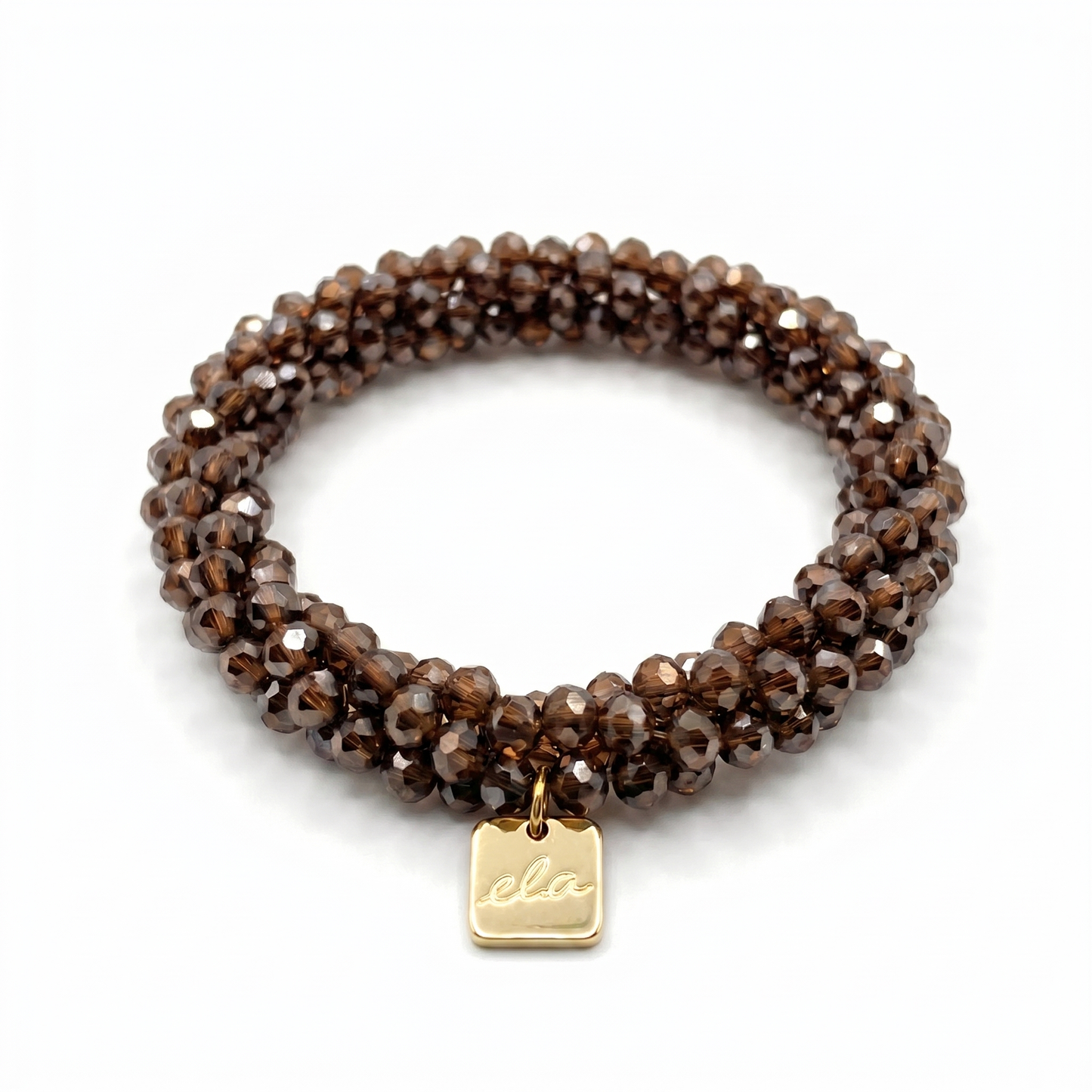Ela Mocha – Kralen Haarelastiek & Armband