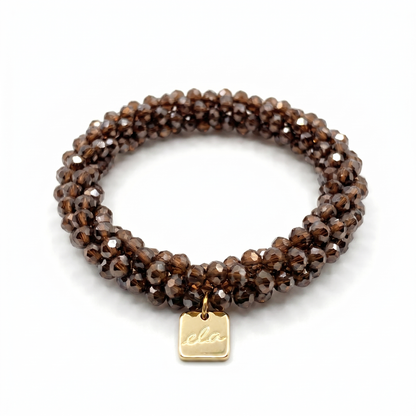 Ela Mocha – Kralen Haarelastiek & Armband