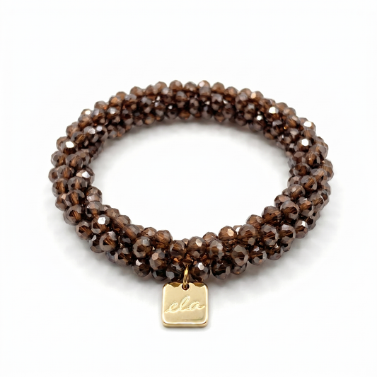 Ela Mocha – Kralen Haarelastiek & Armband