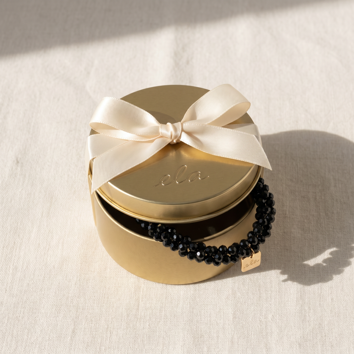 Ela Onyx – Kralen Haarelastiek & Armband