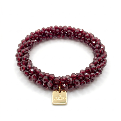 Ela Ruby – Kralen Haarelastiek & Armband